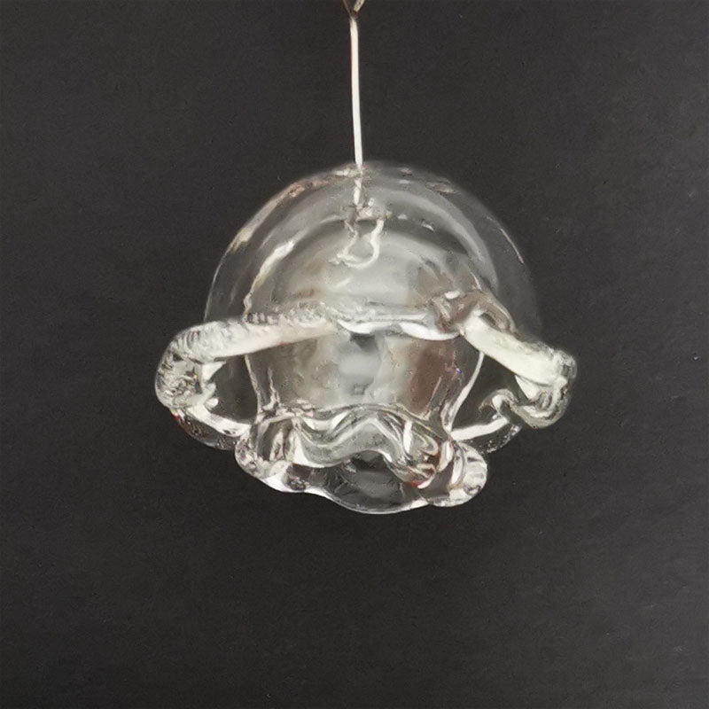 Hand-Blown Glass Jellyfish Beads – Bell Pendant Charms | 6 Colors, 20mm/25mm (Wholesale, MOQ 50)
