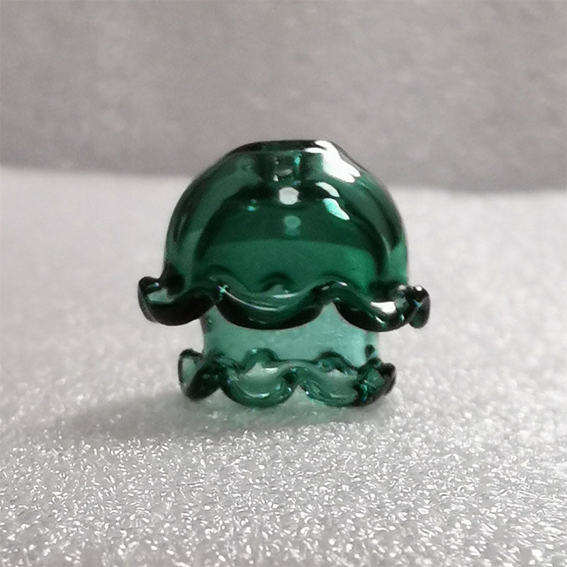 Hand-Blown Glass Jellyfish Beads – Bell Pendant Charms | 6 Colors, 20mm/25mm (Wholesale, MOQ 50)