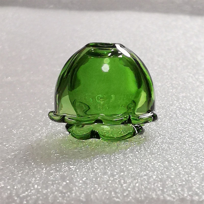 Hand-Blown Glass Jellyfish Beads – Bell Pendant Charms | 6 Colors, 20mm/25mm (Wholesale, MOQ 50)