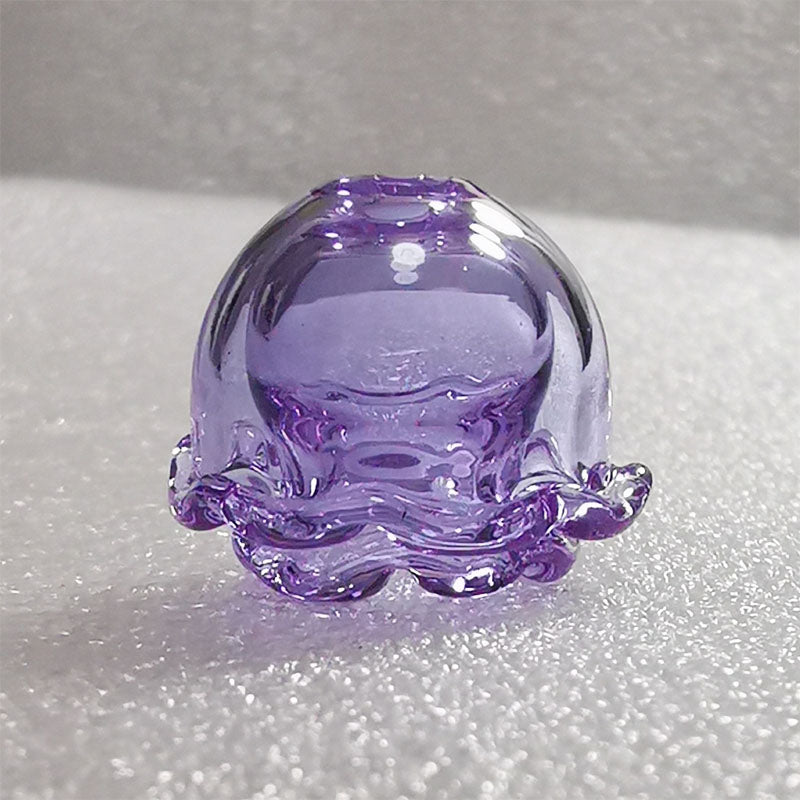 Hand-Blown Glass Jellyfish Beads – Bell Pendant Charms | 6 Colors, 20mm/25mm (Wholesale, MOQ 50)
