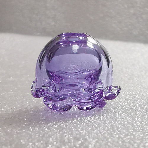 Hand-Blown Glass Jellyfish Beads – Bell Pendant Charms | 6 Colors, 20mm/25mm (Wholesale, MOQ 50)
