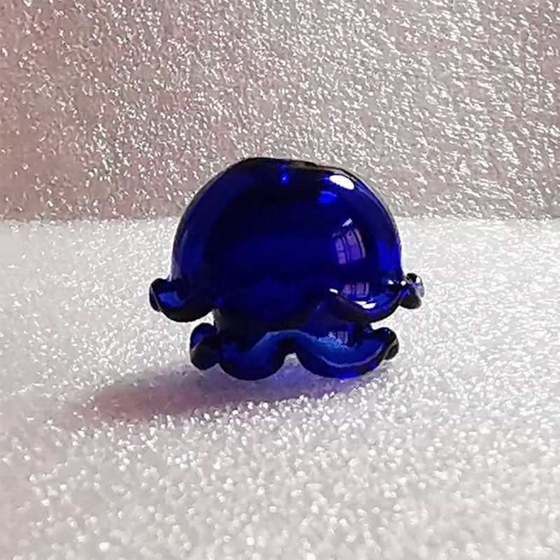 Hand-Blown Glass Jellyfish Beads – Bell Pendant Charms | 6 Colors, 20mm/25mm (Wholesale, MOQ 50)
