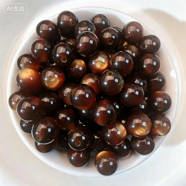 Cat Eye Resin Beads 1000pcs | 25 Colors, 3 Sizes | DIY Jewelry Making Kit