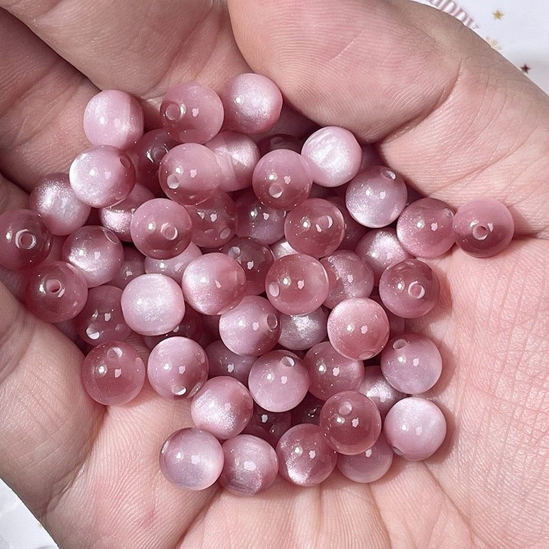 Cat Eye Resin Beads - Beads selection display
