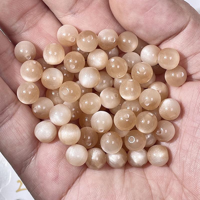 Cat Eye Resin Beads | 20 Colors × 5 Sizes | DIY Jewelry Making Bracelet Necklace