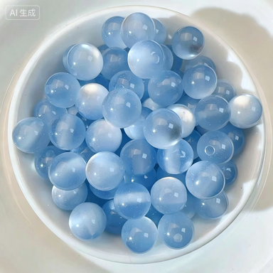 Cat Eye Resin Beads 1000pcs | 25 Colors, 3 Sizes | DIY Jewelry Making Kit